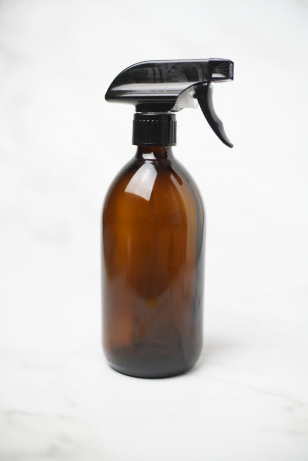 Amber Glass Spray Bottle